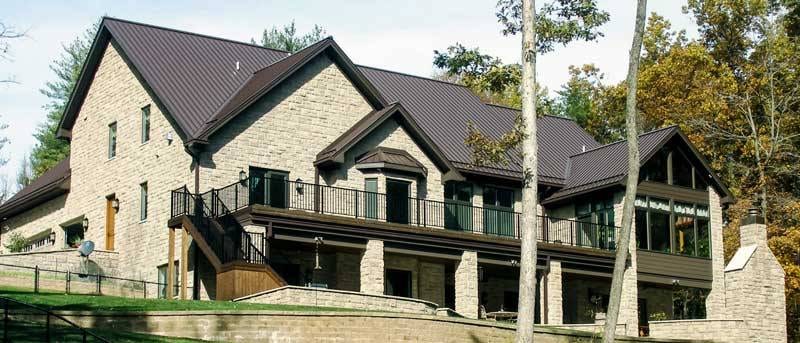 example of metal roof on residence