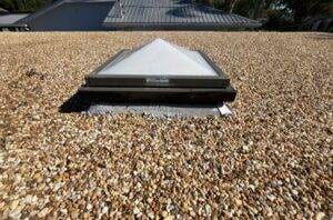 up close of BUR roof