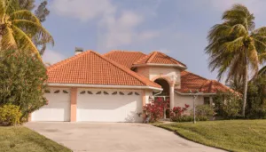 Clay tiles on a beautiful home in Florida